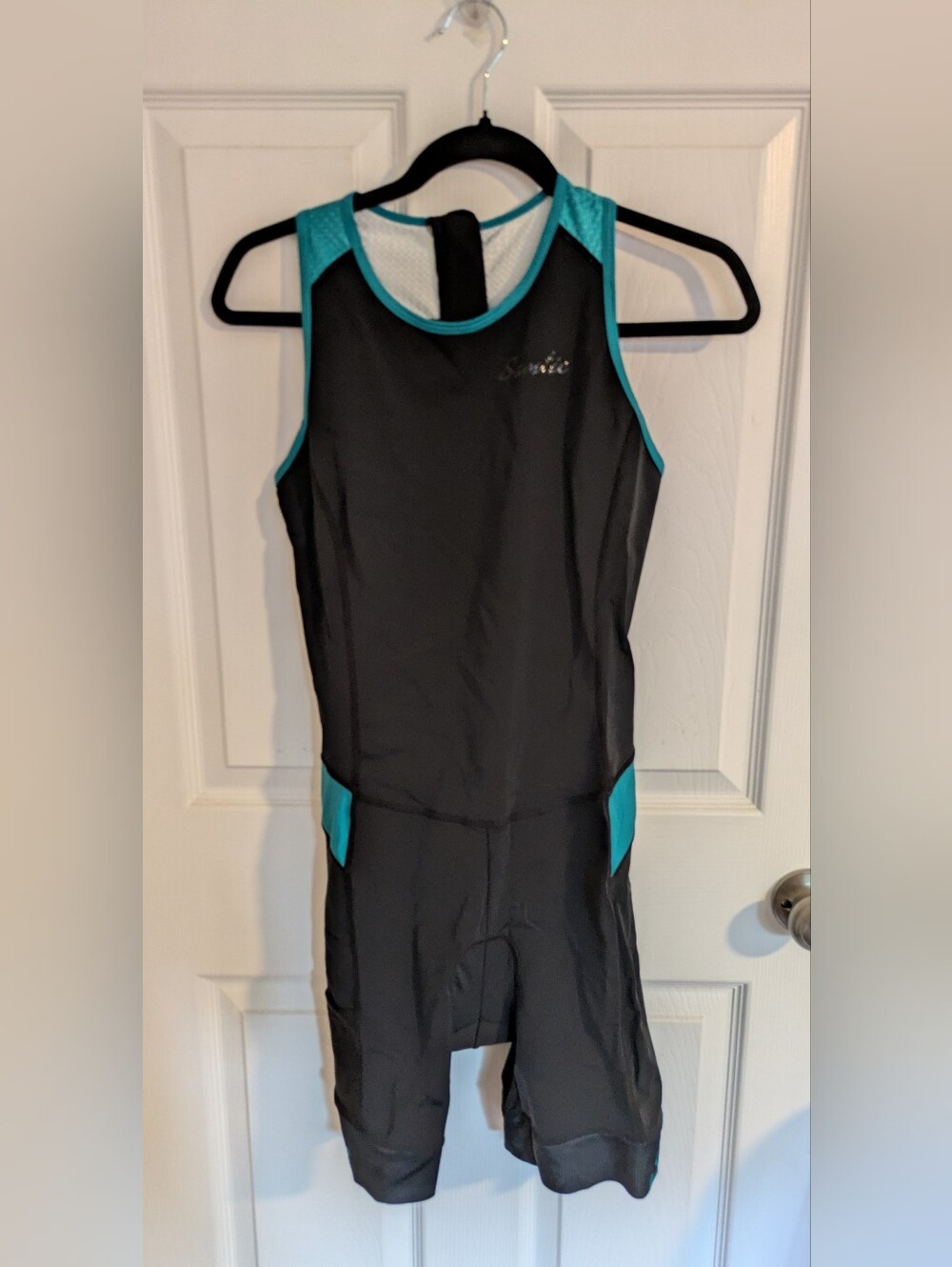 Santic Women's Tri Suit Black and Teal